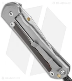 Chris Reeve Large Sebenza 31 Frame Lock Knife Macassar Ebony (3.625" Satin) -Benchmadess Zone Chris Reeve Large Sebenza 31 FL Macassar Ebony Satin BHQ 98965 jr side