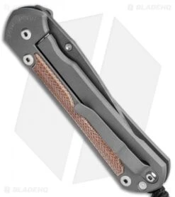 Chris Reeve Large Sebenza 31 Natural Micarta Ladder Damascus -Benchmadess Zone Chris Reeve Large Sebenza 31 FL Natural Micarta Ladder Damascus BHQ 98942 jr side