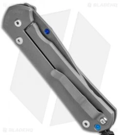 Chris Reeve Large Sebenza 31 Frame Lock Knife Ti (3.625" Boomerang Damascus) -Benchmadess Zone Chris Reeve Large Sebenza 31 FL Ti Boomerang Damascus BHQ 99034 jr side