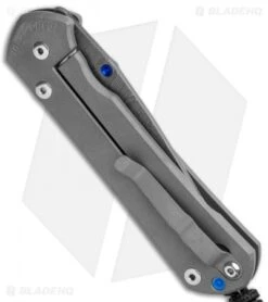 Chris Reeve Large Sebenza 31 Frame Lock Knife Titanium (3.625" Ladder Damascus) -Benchmadess Zone Chris Reeve Large Sebenza 31 FL Ti Ladder Damascus BHQ 99025 jr side