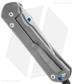 Chris Reeve Large Sebenza 31 Frame Lock Knife Titanium (3.6" Stonewash) -Benchmadess Zone Chris Reeve Large Sebenza 31 FL Ti SW L31 1000 BHQ 98929 jr side