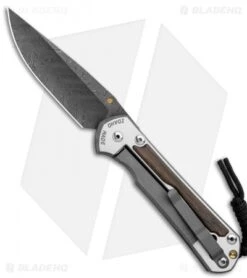 Chris Reeve Large Sebenza 31 Bog Oak (3.62" Boomerang Damascus) Left Hand -Benchmadess Zone Chris Reeve Large Sebenza 31 LEFT HAND Bog Oak Boomerang Damascus BHQ 118511 JR left