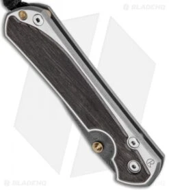 Chris Reeve Large Sebenza 31 Bog Oak (3.62" Boomerang Damascus) Left Hand -Benchmadess Zone Chris Reeve Large Sebenza 31 LEFT HAND Bog Oak Boomerang Damascus BHQ 118511 JR spine