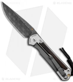 Chris Reeve Large Sebenza 31 Macassar Ebony (3.62" Raindrop Damascus) Left Hand -Benchmadess Zone Chris Reeve Large Sebenza 31 LEFT HAND Macassar Ebony Raindrop Damascus BHQ 98970 JR left