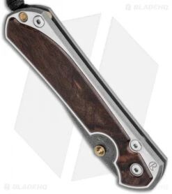 Chris Reeve Large Sebenza 31 Macassar Ebony (3.62" Raindrop Damascus) Left Hand -Benchmadess Zone Chris Reeve Large Sebenza 31 LEFT HAND Macassar Ebony Raindrop Damascus BHQ 98970 JR spine