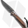 Chris Reeve Large Sebenza 31 Knife Macassar Ebony Boomerang Dam Dbl Lug (3.625") -Benchmadess Zone Chris Reeve Large Sebenza 31 Macassar Ebony Boomerang Damascus BHQ 117968 jr