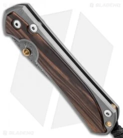 Chris Reeve Large Sebenza 31 Knife Macassar Ebony (3.625" Boomerang Dam.) -Benchmadess Zone Chris Reeve Large Sebenza 31 Macassar Ebony Boomerang Damascus BHQ 137271 jr spine