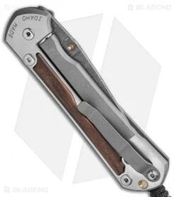 Chris Reeve Large Sebenza 31 Macassar Inlay (3.6" Ladder Damascus) -Benchmadess Zone Chris Reeve Large Sebenza 31 Macassar Ebony Ladder Damascus BHQ 98968 LS Side