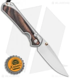 Chris Reeve Left-Hand Large Sebenza 31 Knife Macassar Ebony (3.625" Satin) -Benchmadess Zone Chris Reeve Large Sebenza 31 Macassar Ebony Left Hand BHQ 98966 LS Bottlecap