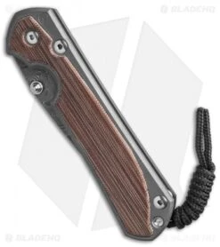 Chris Reeve Large Sebenza 31 Natural Micarta Boomerang Damascus Double Lug -Benchmadess Zone Chris Reeve Large Sebenza 31 Natural Micarta Double Lug Boomerang Damascus BHQ 137578 td spine