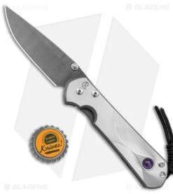 Chris Reeve Large Sebenza 31 Unique Graphic Amethyst B (3.6" Ladder) -Benchmadess Zone Chris Reeve Large Sebenza 31 Unique Graphic Amethyst Ladder Damascus BHQ 113453 jr bottlecap