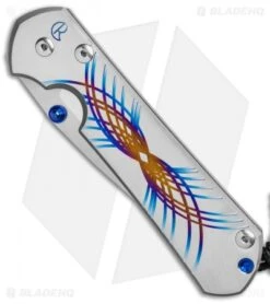 Benchmadess Zone -Benchmadess Zone Chris Reeve Large Sebenza 31 Unique Graphic Blue Swirl BHQ 113447 jr spine