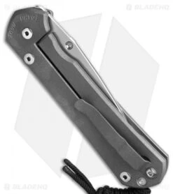 Chris Reeve Large Sebenza 31 Knife Unique Graphic Hematite Cabochon (3.6") -Benchmadess Zone Chris Reeve Large Sebenza 31 Unique Graphic Hematite Cabochon Polished A BHQ 113427 td side