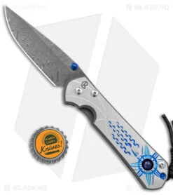 Chris Reeve Large Sebenza 31 Unique Graphic Lolite Inlay (3.6" Boomerang Damasc) -Benchmadess Zone Chris Reeve Large Sebenza 31 Unique Graphic Lolite Boomerang Damascus BHQ 144655 jr bottlecap