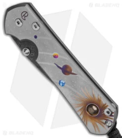 Chris Reeve Large Sebenza 31 Unique Graphic Planets Pyrite (D) 2019 IWA -Benchmadess Zone Chris Reeve Large Sebenza 31 Unique Graphic Planets Pyrite BHQ 113449 td spine