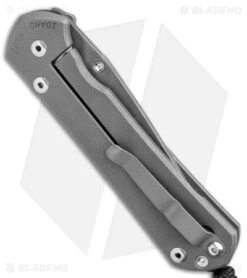 Chris Reeve Large Sebenza 31 Unique Graphic Triple Mosaic Opal (3.6" Raindrop) -Benchmadess Zone Chris Reeve Large Sebenza 31 Unique Graphic Triple Mosaic Opal D Raindrop Damascus BHQ 113457 jr side