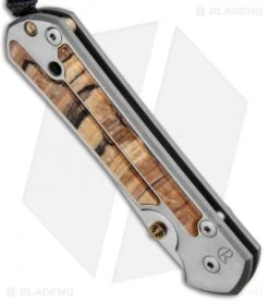 Chris Reeve Left Hand Large Sebenza 21 Knife Spalted Beech (3.6" Stonewash) -Benchmadess Zone Chris Reeve Left Hand Large Sebenza 21 Spalted Beech SW L21 1163 BHQ 87893 jr spine