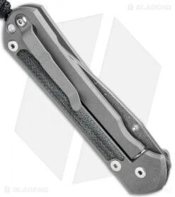 Chris Reeve Large Sebenza 31 Black Micarta Raindrop Damascus Left Hand -Benchmadess Zone Chris Reeve Left Hand Large Sebenza 31 Black Micarta Raindrop Damascus BHQ 98945 jr side