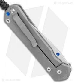 Chris Reeve Left-Hand Large Sebenza 31 Frame Lock Knife Ti (3.625" Stonewash) -Benchmadess Zone Chris Reeve Left Hand Large Sebenza 31 Frame Lock Knife Ti 3.625in SW BHQ 98930 LS Side