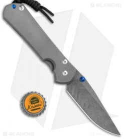 Chris Reeve Left-Hand Large Sebenza 31 Knife Ti (3.6" Boomerang Damascus) -Benchmadess Zone Chris Reeve Left Hand Large Sebenza 31 Ti Boomerang Damascus BHQ 137572 jr bottlecap