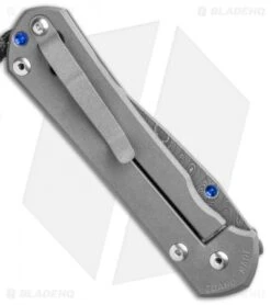 Chris Reeve Left-Hand Large Sebenza 31 Knife Ti (3.6" Boomerang Damascus) -Benchmadess Zone Chris Reeve Left Hand Large Sebenza 31 Ti Boomerang Damascus BHQ 137572 jr side