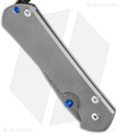 Chris Reeve Left-Hand Large Sebenza 31 Knife Ti (3.6" Boomerang Damascus) -Benchmadess Zone Chris Reeve Left Hand Large Sebenza 31 Ti Boomerang Damascus BHQ 137572 jr spine