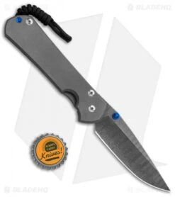 Chris Reeve Left-Hand Large Sebenza 31 Knife Ti (3.6" Ladder Damascus) -Benchmadess Zone Chris Reeve Left Hand Large Sebenza 31 Ti Ladder Damascus BHQ 99024 jr bottlecap