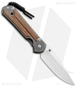 Chris Reeve Left-Hand Large Sebenza 21 Drop Point Micarta (3.625" SW)