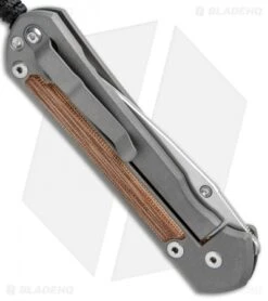 Chris Reeve Left-Hand Large Sebenza 21 Drop Point Micarta (3.625" SW) -Benchmadess Zone Chris Reeve Left Hand Sebenza 21 DP Micarta SW BHQ 94351 jr side