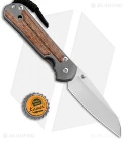 Chris Reeve Left-Hand Large Sebenza 21 Sheepsfoot Micarta (3.625" SW) -Benchmadess Zone Chris Reeve Left Hand Sebenza 21 Sheepsfoot Micarta SW BHQ 94350 jr bottlecap