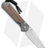 Chris Reeve Left-Hand Small Sebenza 21 Tanto Natural Micarta Inlays (2.9" SW)