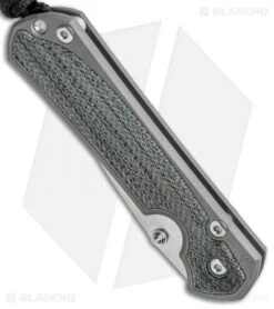 Chris Reeve Left Hand Small Sebenza 31 Knife Black Micarta (2.94" Stonewash) -Benchmadess Zone Chris Reeve Left Hand Small Sebenza 31 Black Micarta SW BHQ 98978 jr spine