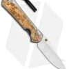 Chris Reeve Left-Hand Small Sebenza 31 Knife Box Elder Burl (2.94" Satin)