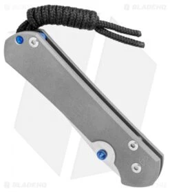 Chris Reeve Left-Hand Small Sebenza 31 Knife Titanium (2.94" Stonewash) -Benchmadess Zone Chris Reeve Left Hand Small Sebenza 31 Knife Titanium 2.94in Stonewash BHQ 98973 LS Spine