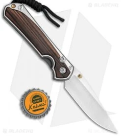 Chris Reeve Left-Hand Small Sebenza 31 Knife Macassar Ebony (2.94" Stonewash) -Benchmadess Zone Chris Reeve Left Hand Small Sebenza 31 Macassar Ebony SW BHQ 99003 jr bottlecap