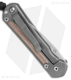 Chris Reeve Left Hand Small Sebenza 31 Natural Micarta (2.94" Satin) -Benchmadess Zone Chris Reeve Left Hand Small Sebenza 31 Natural Micart 2.94 Satin Side LS