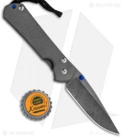 Chris Reeve Left-Hand Small Sebenza 31 Knife Titanium (2.94" Boomerang Damascus) -Benchmadess Zone Chris Reeve Left Hand Small Sebenza 31 Ti Boomerang Damascus BHQ 117213 jr bottlecap