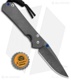 Chris Reeve Left-Hand Small Sebenza 31 Knife Titanium (2.94" Raindrop Damascus) -Benchmadess Zone Chris Reeve Left Hand Small Sebenza 31 Ti Raindrop Damascus BHQ 99030 jr bottlecap