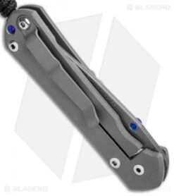 Chris Reeve Left-Hand Small Sebenza 31 Knife Titanium (2.94" Raindrop Damascus) -Benchmadess Zone Chris Reeve Left Hand Small Sebenza 31 Ti Raindrop Damascus BHQ 99030 jr side