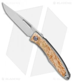 Chris Reeve Mnandi Knife Box Elder Burl (2.75" Satin S45VN)