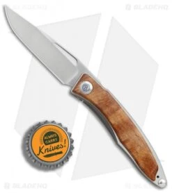Chris Reeve Mnandi Mesquite Burl Folding Knife (2.75" Satin Plain) 2006 -Benchmadess Zone Chris Reeve Mnandi Mesquite Brul satin plain BHQ 75584 er bottlecap