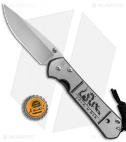 Chris Reeve Large Sebenza 21 Knife CGG Join Or Die (3.625" Stonewash) -Benchmadess Zone Chris Reeve Sebenza 21 Large Join or Die CGG BHQ 80795 jr bottlecap