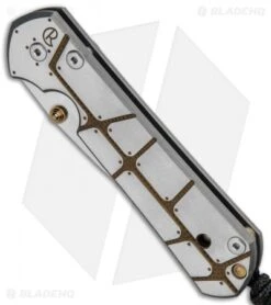 Chris Reeve Large Sebenza 21 Knife Plated CGG (3.625" Stonewash) 7 Chris Reeve Large Sebenza 21 Knife Plated CGG (3.625" Stonewash) -Benchmadess Zone Chris Reeve Sebenza 21 Large Plated CGG BHQ 80799 jr spine