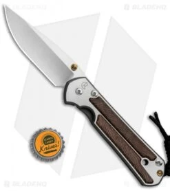 Chris Reeve Large Sebenza 21 Knife W/ Striped Platan Inlays (3.6" Satin) -Benchmadess Zone Chris Reeve Sebenza 21 Large Striped Platan L21 1234 BHQ 80788 jr bottlecap