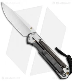 Chris Reeve Left-Hand Small Sebenza 21 Knife W/ Bog Oak Inlays (2.94" Satin) -Benchmadess Zone Chris Reeve Small Sebenza 21 Bog Oak Inlays Satin S21 1083 BHQ 87906 jr