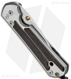 Chris Reeve Left-Hand Small Sebenza 21 Knife W/ Bog Oak Inlays (2.94" Satin) -Benchmadess Zone Chris Reeve Small Sebenza 21 Bog Oak Inlays Satin S21 1083 BHQ 87906 jr side