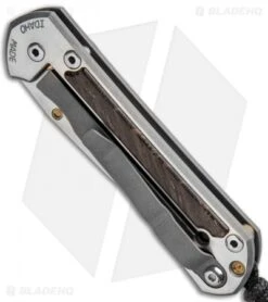 Chris Reeve Left-Hand Small Sebenza 21 Knife W/ Bog Oak Inlays (2.94" Satin) -Benchmadess Zone Chris Reeve Small Sebenza 21 Bog Oak Inlays Satin S21 1083 BHQ 87906 jr spine