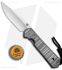 Chris Reeve Small Sebenza 21 Knife CGG "Think Twice Code" (2.94" Stonewash) -Benchmadess Zone Chris Reeve Small Sebenza 21 CGG Think Twice Code SW BHQ 67737 jr bottlecap 2