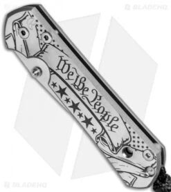 Chris Reeve Small Sebenza 21 Knife CGG "We The People" (2.94" Stonewash) -Benchmadess Zone Chris Reeve Small Sebenza 21 CGG We The People SW BHQ 67729 jr spine