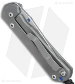 Chris Reeve Small Sebenza 21 Knife CGG Small Circuits (2.94" Stonewash) -Benchmadess Zone Chris Reeve Small Sebenza 21 CGG small circuits satin BHQ 80793 er side